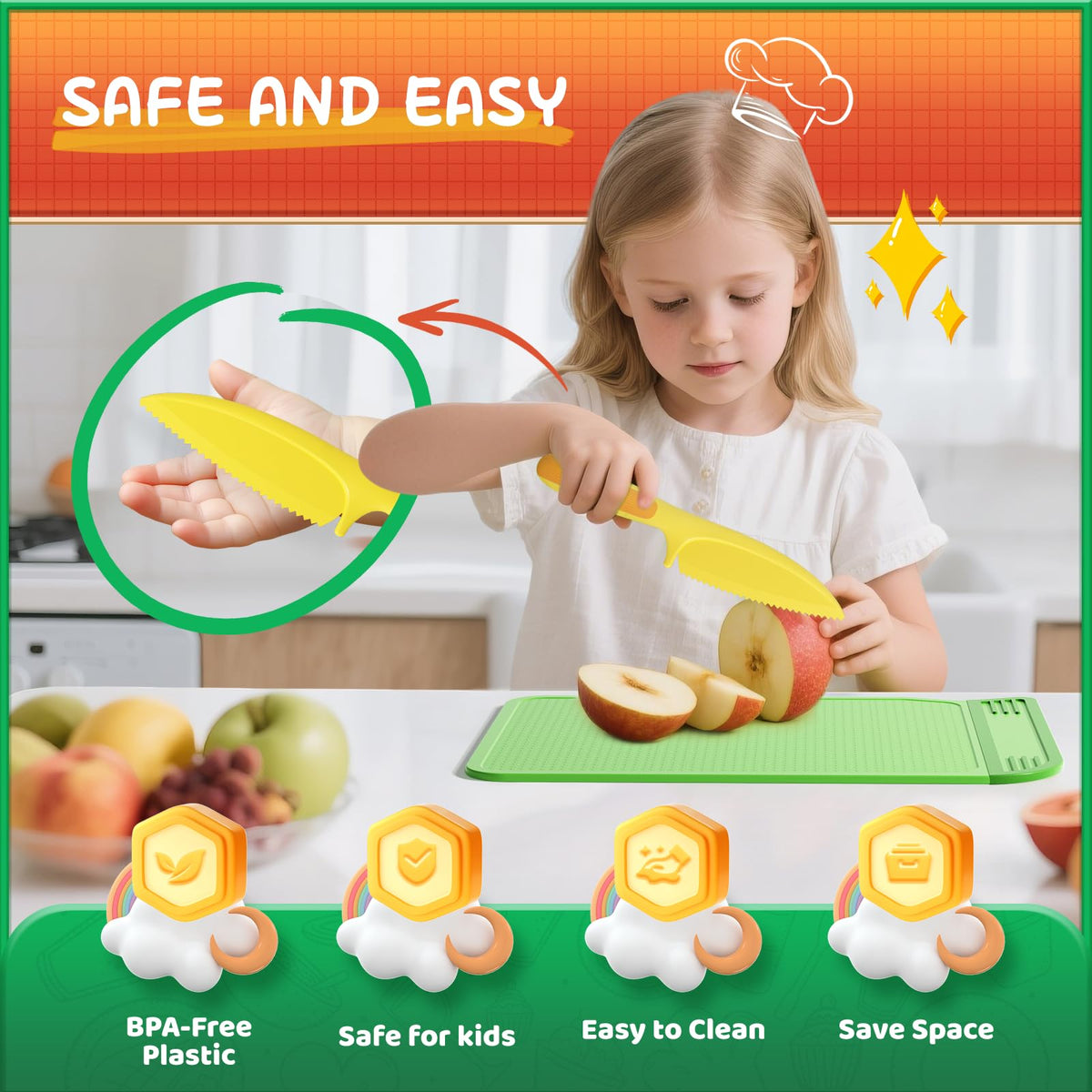 Hilsoeet Y peeler enables simple prep during imaginative cooking.