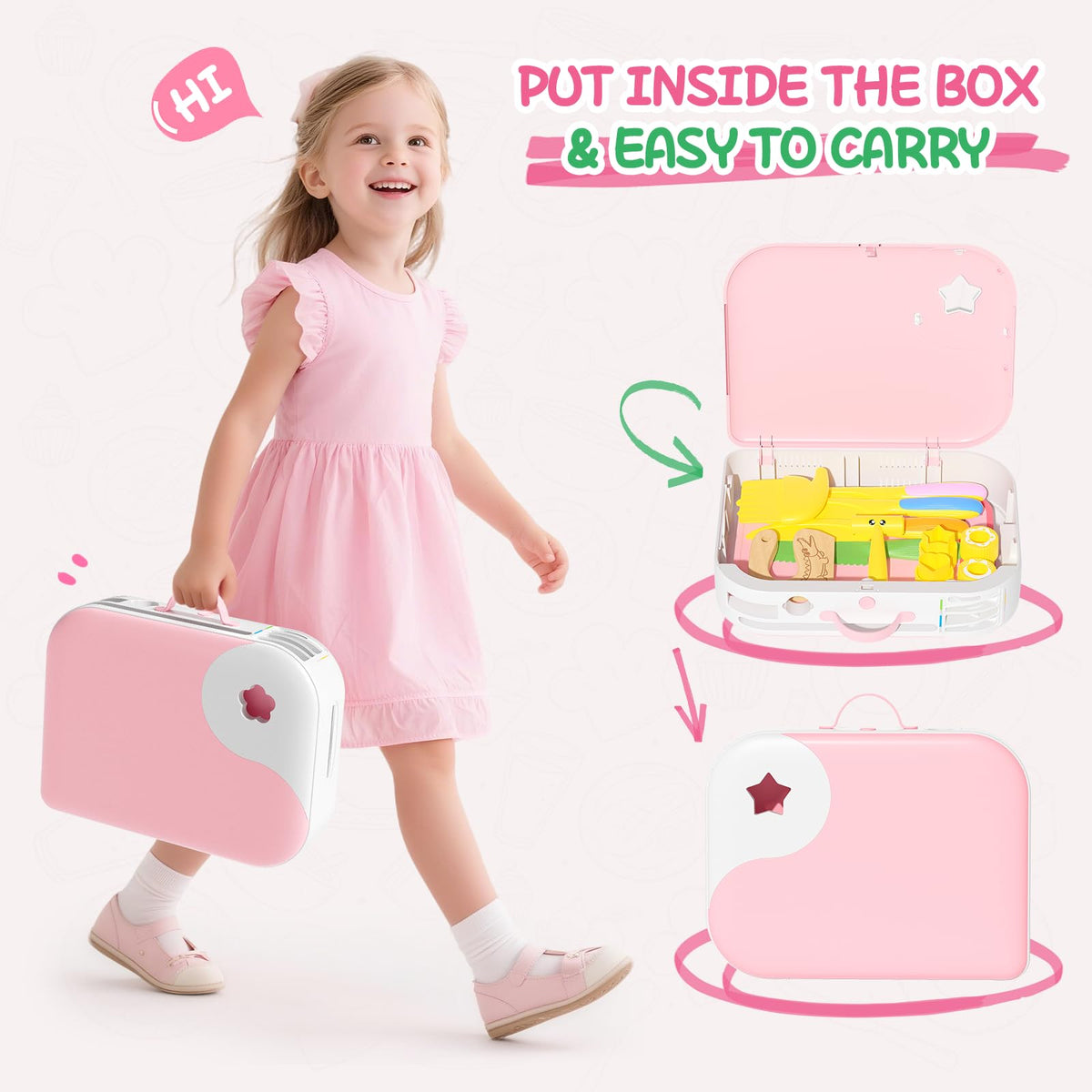 Hilsoeet hole-based storage method invites kids to match tools to slots during play