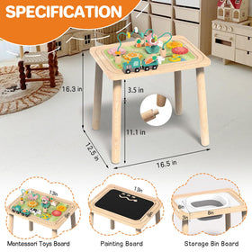 Himold activity table train toy sparks imagination and sequencing play.