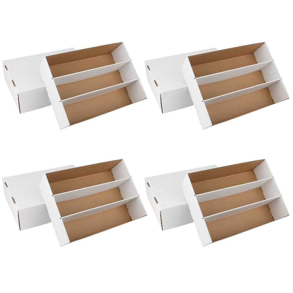 HIMOMO 4-pack storage box assembled for quick access and card protection.