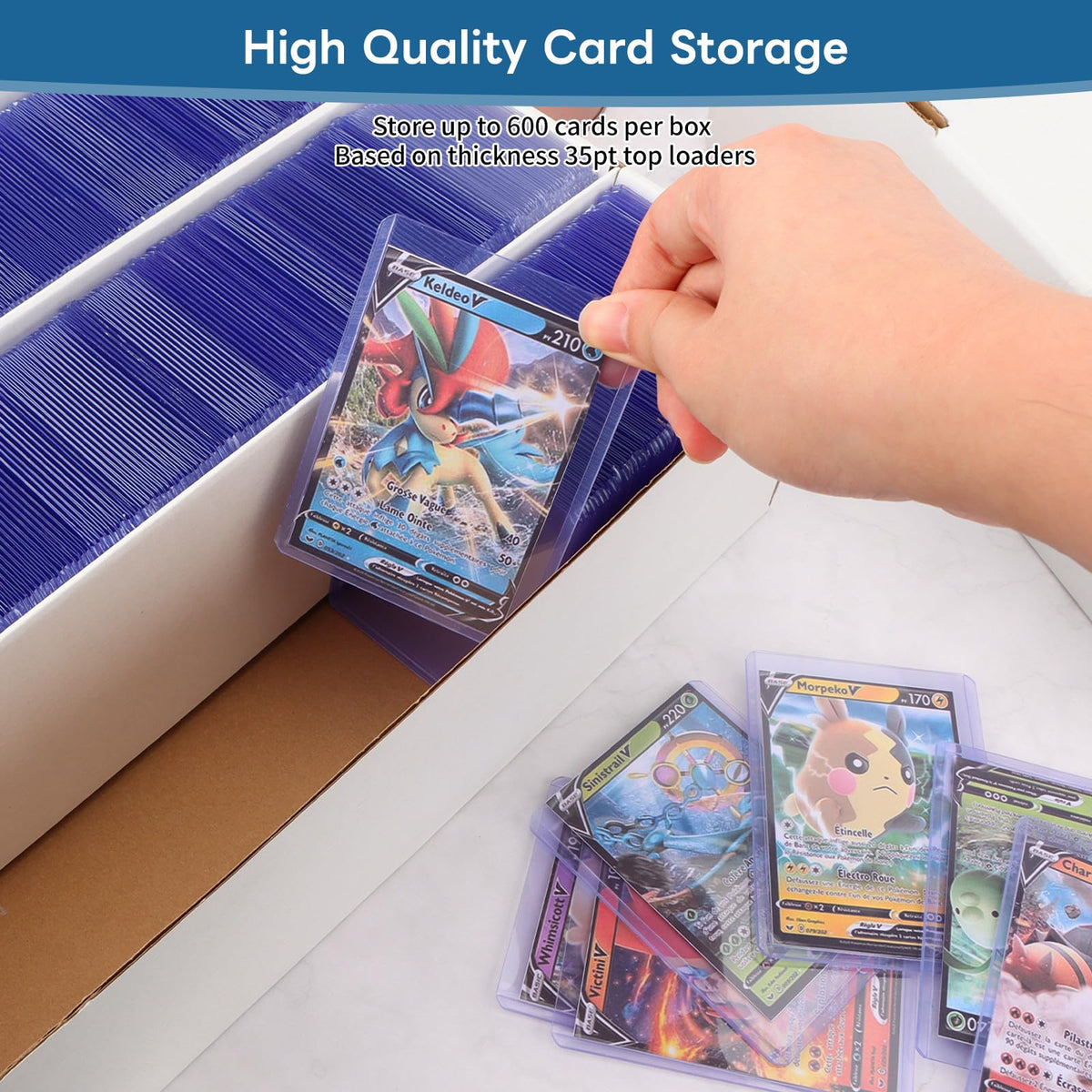 HIMOMO exterior dimensions show large capacity for many cards.