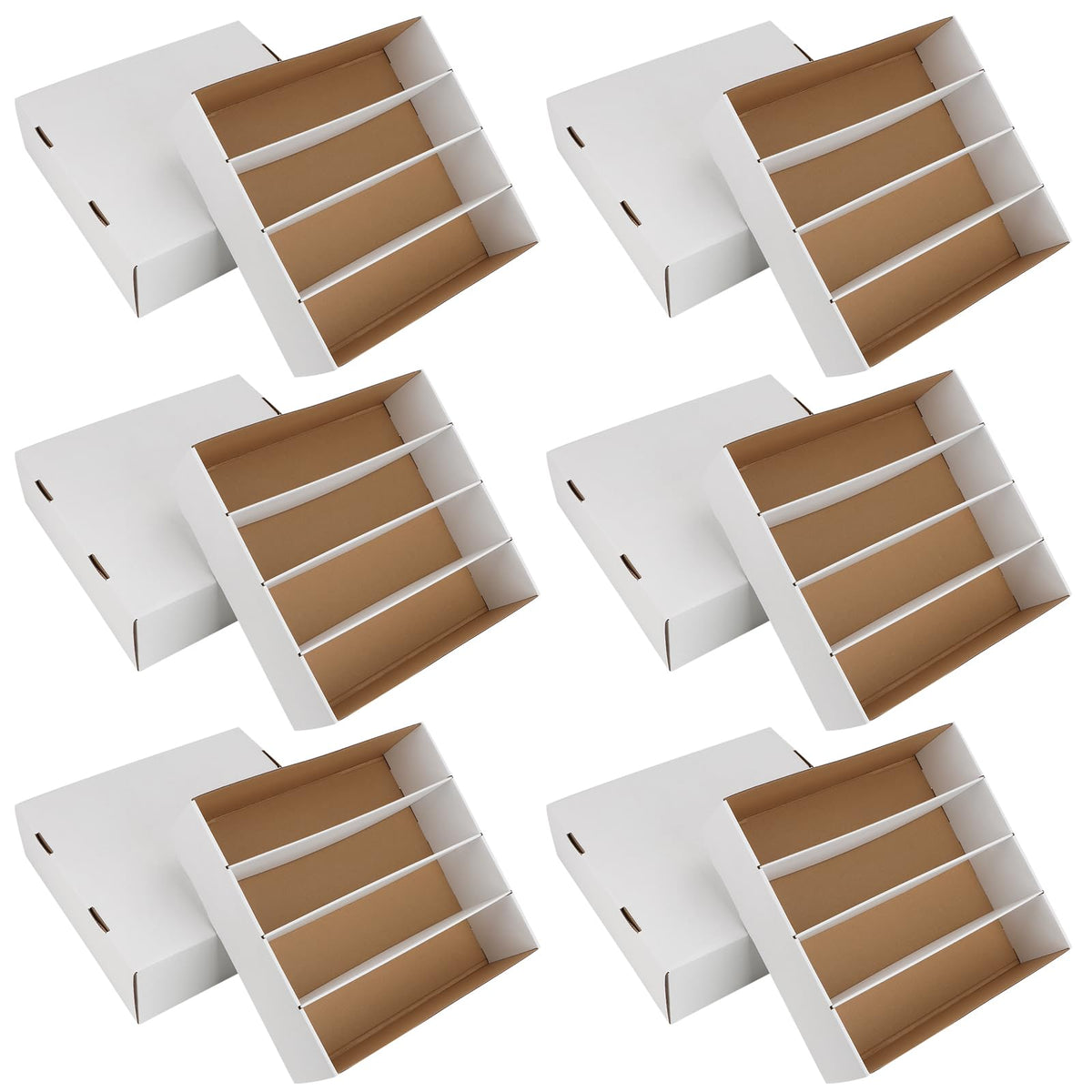 HIMOMO trading card storage box exterior after assembly showing durable, roomy case for 3120 cards