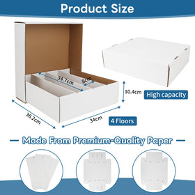 HIMOMO storage box compartments closeup highlights four sections for organization
