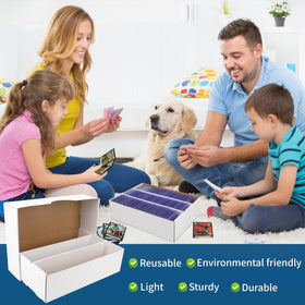 HIMOMO interior compartments organize cards for easy sorting.