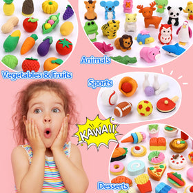 Hinzer cake eraser features cute details for celebrations and learning
