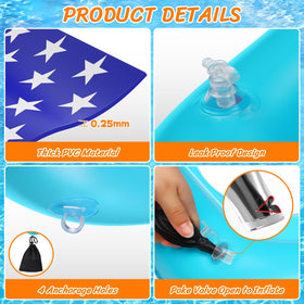 Hinzer nylon weight bags stabilize the floating board during play