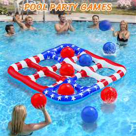 Hinzer ten inflatable balls for interactive toss play