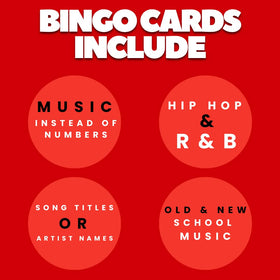 Hip Hop Bingo box keeps components organized for hassle-free hosting