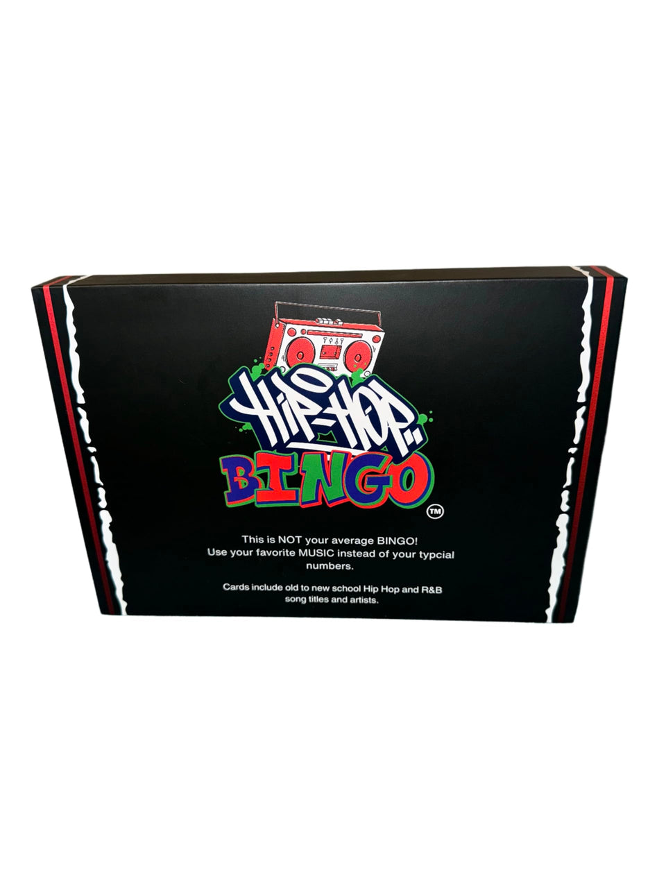 Hip Hop Bingo cards show catchy song lists for instant party play