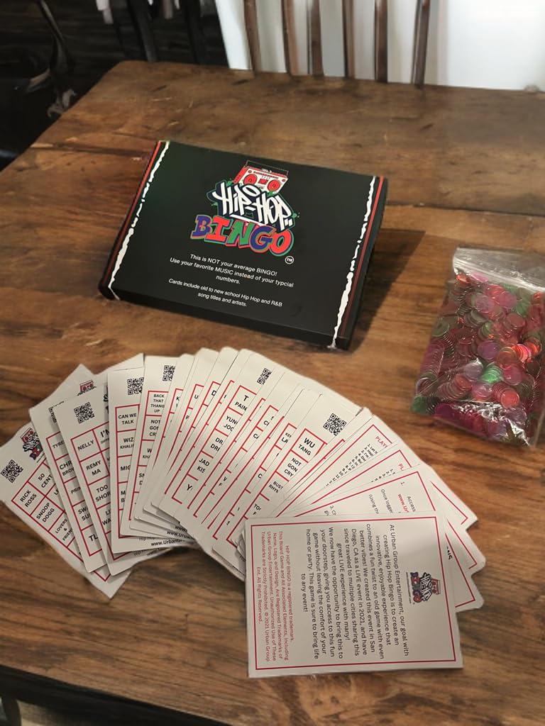 Hip Hop Bingo soundtrack features clean versions for family-friendly play