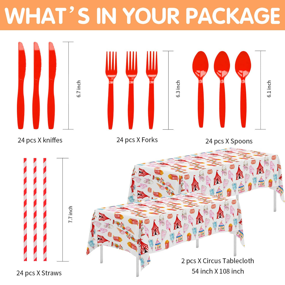 HIPVVILD Circus napkin set for colorful quick cleanups.
