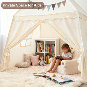 Hiromeco breathable fabric and sturdy frame endure active play.