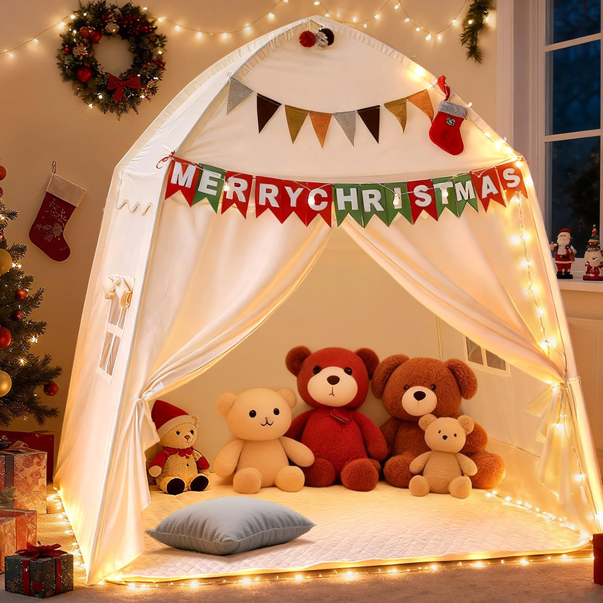 Hiromeco decorative flags add playful room decor and inspiration.
