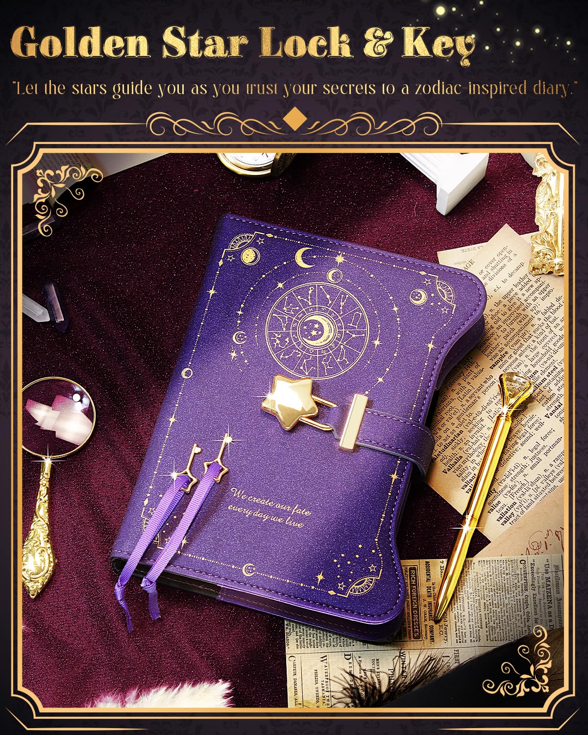 Hi!SCI diary includes 360 kraft pages for a year of writing