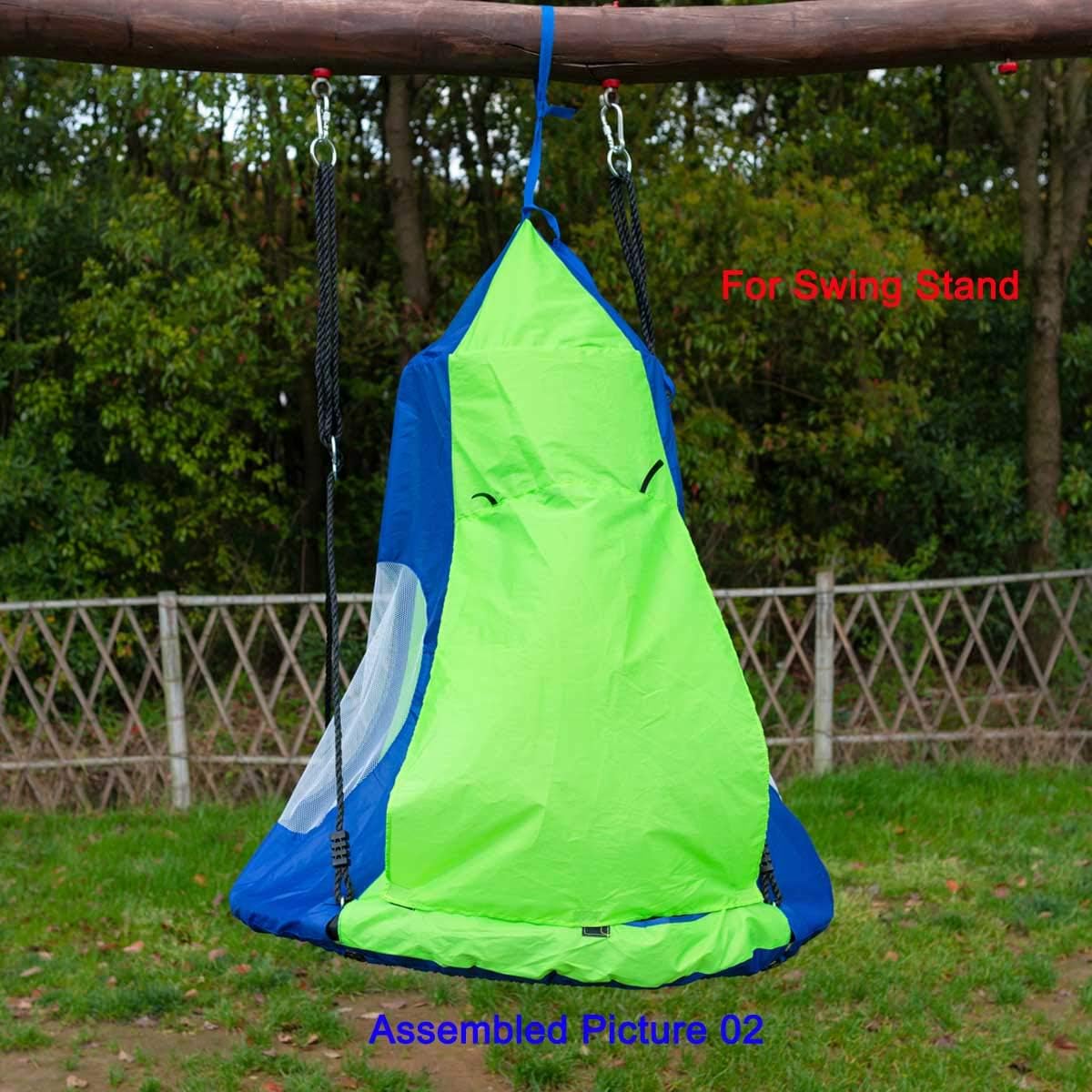 HI SUYI Hanging Swing Tent Backyard Play turns a tree into a playground