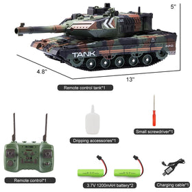 Hitish RC Tank auto demo showcases features for easy ready-to-play fun.