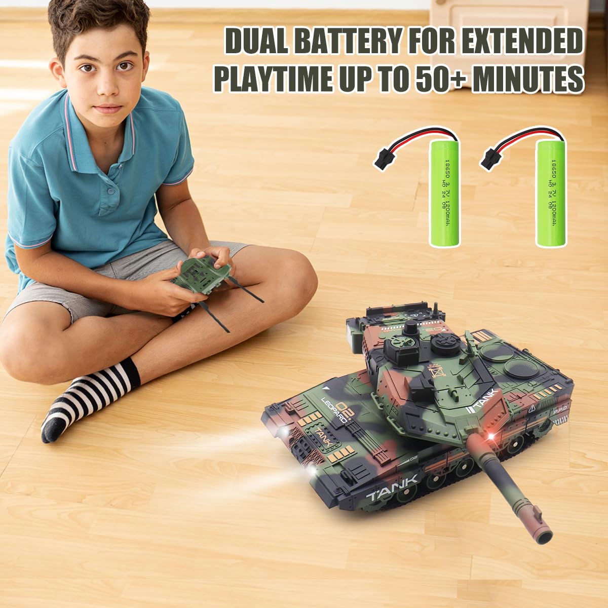 Hitish RC Tank makes a thrilling gift for kids and enthusiasts.