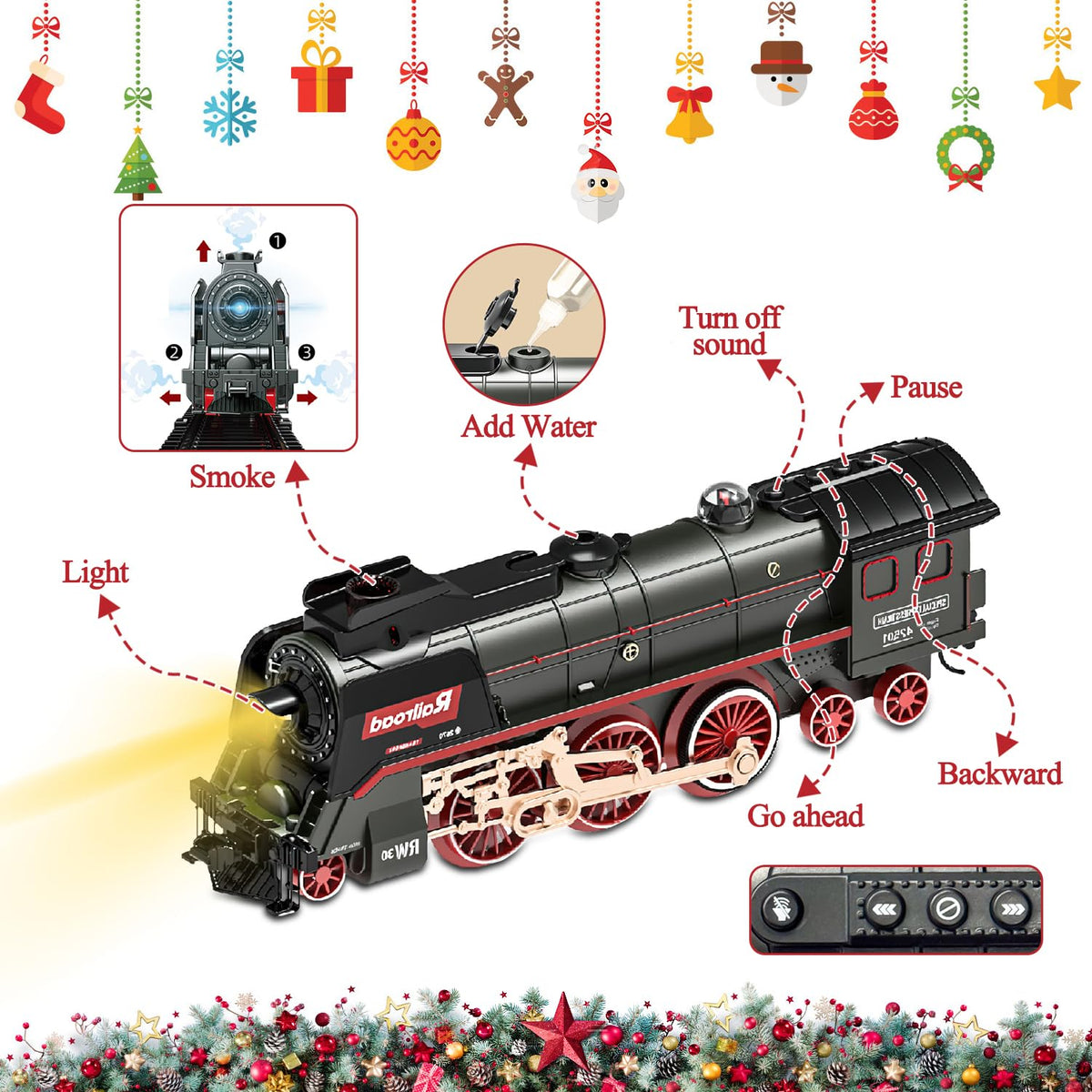 Hitish train set includes three carriages for immersive freight play