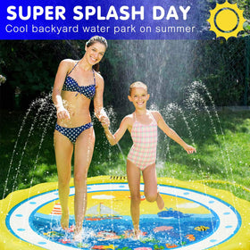 Hitop BPA-free PVC splash pad ensures safe outdoor play