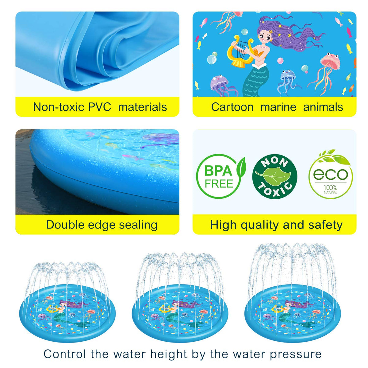 Hitop jellyfish mermaid theme adds magical pretend play during water games