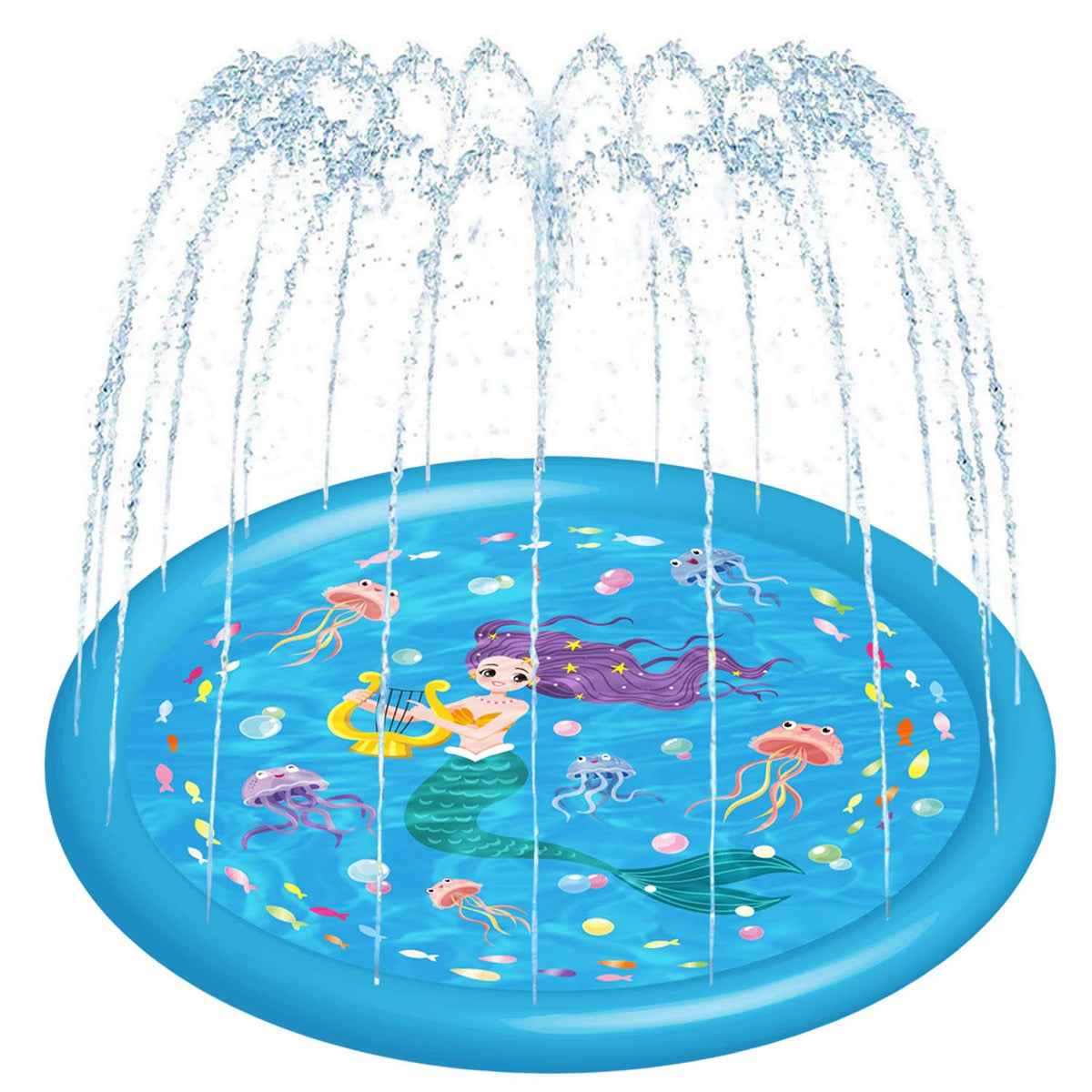 Hitop splash pad 60-inch water play for cooling kids in the backyard