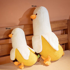 hitoshe Banana Duck Plush in kids' room for comfort