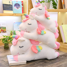 hitoshe unicorn plush rainbow tentacles spark imaginative storytelling and hugs.