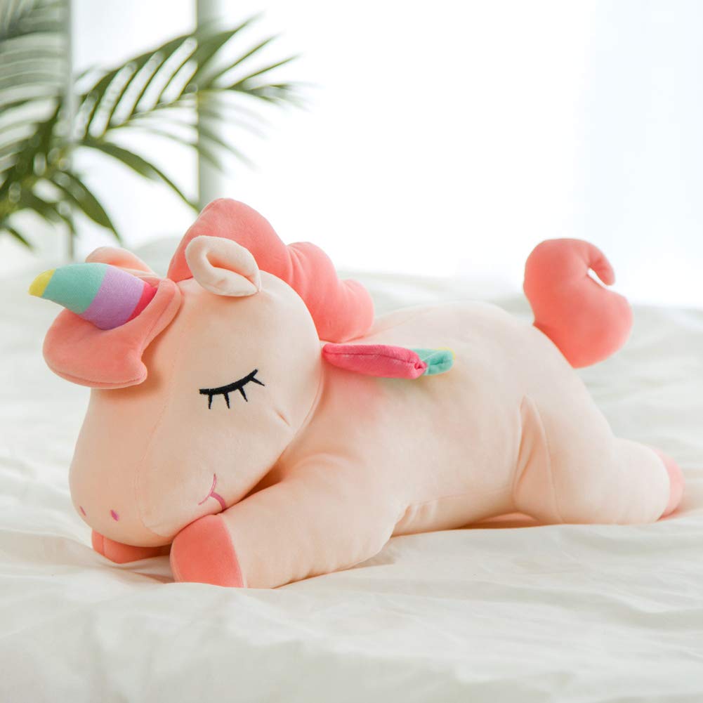 Hitoshe Unicorn with rainbow wings detail highlights magical playtime