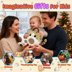 Hittaty soft hypoallergenic fabric ensures safe, washable kid-friendly plush