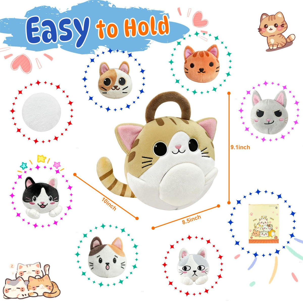 Hittaty washable plush set is easy to clean after adventures