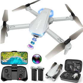 Hiturbo drone 1080p camera foldable ideal for beginner aerial photos