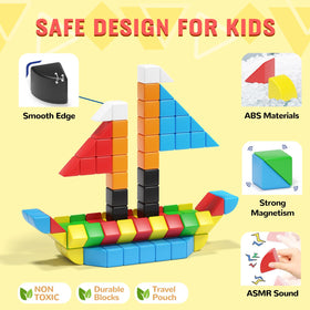 Hiwawind colorful magnetic pieces boosting visual recognition and sorting