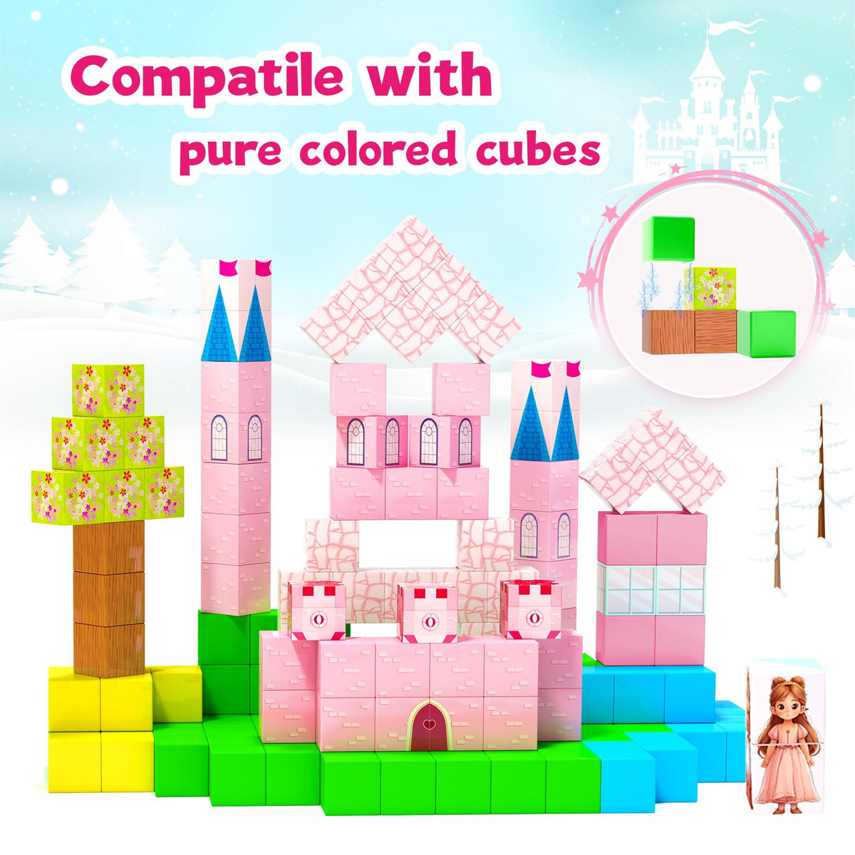 Hiwawind blocks compatible with other brands for expanded play.