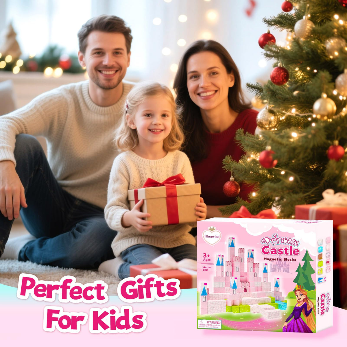 Hiwawind gift packaging presents a ready-to-gift castle set.