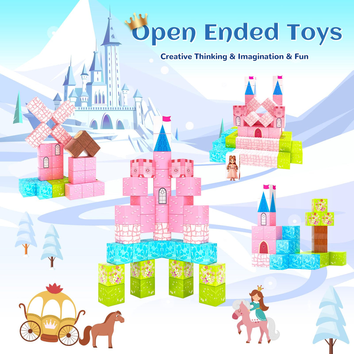 Hiwawind idea booklet included to spark castle design ideas