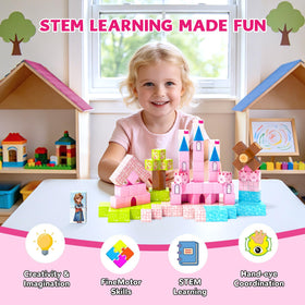 Hiwawind toddler building boosts fine motor coordination.