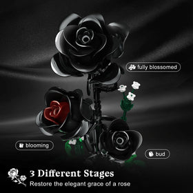 HiWEEGO adjustable petals allow bud-to-bloom posing for display versatility.
