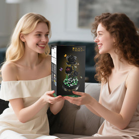 HiWEEGO compact display piece fits desks and shelves as elegant decor.