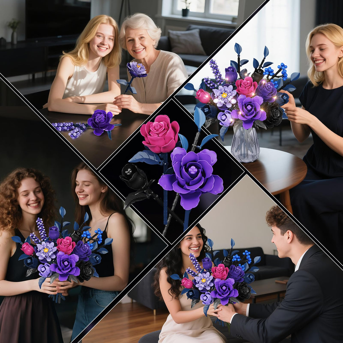 HiWEEGO gift-ready rose bouquet perfect for special occasions.