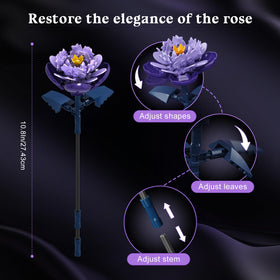 HiWEEGO vase-free design allows flexible bouquet arrangements.