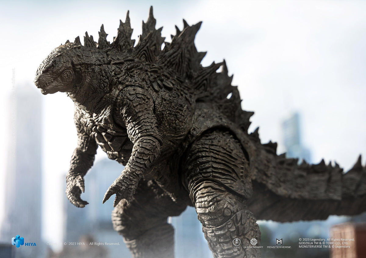 Hiya Toys Godzilla Exquisite Basic Series PX figure articulation closeup for dynamic posing