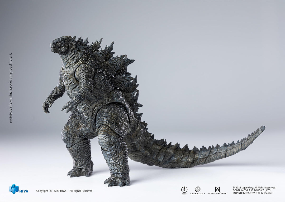 Hiya Toys Godzilla Exquisite Basic Series PX figure in a diorama-ready setup
