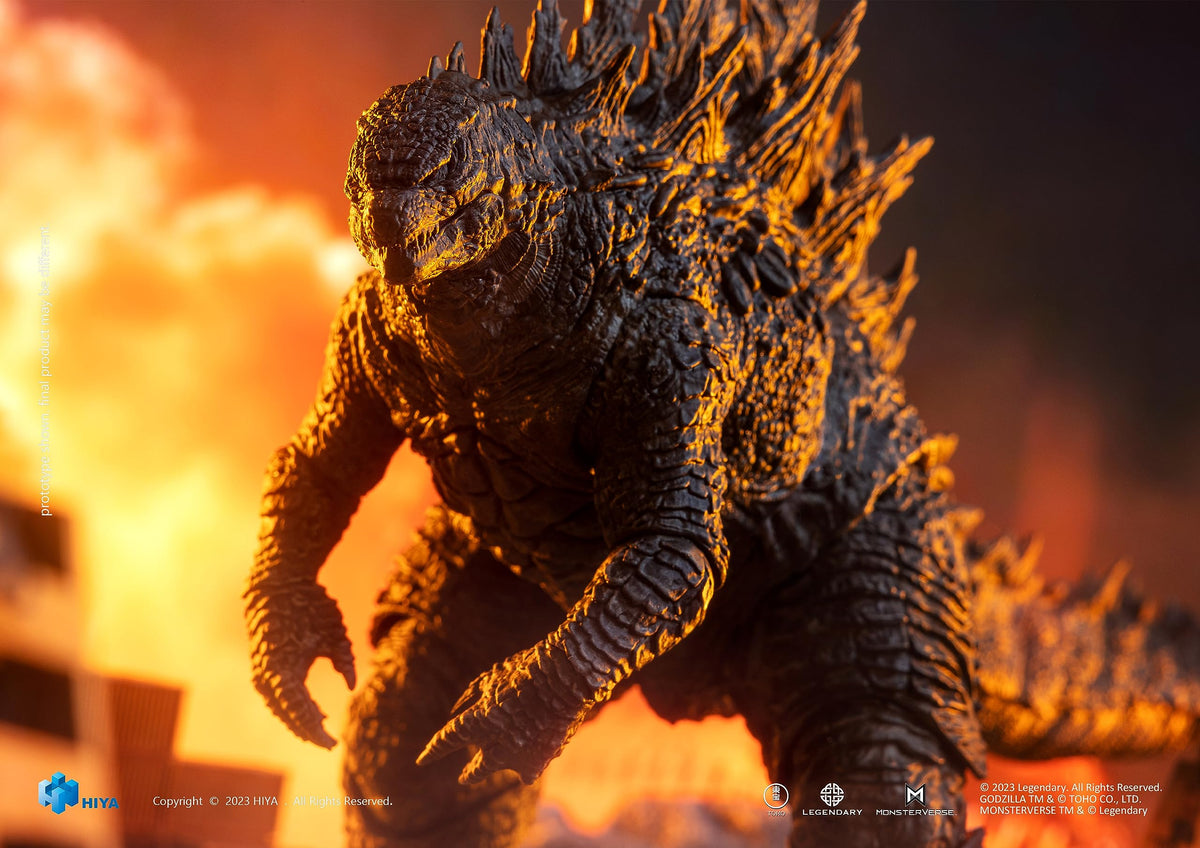 Hiya Toys Godzilla Exquisite Basic Series PX figure with textured skin and premium look