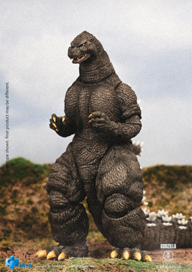 Hiya Toys Godzilla figure fits standard 7-inch display spaces and dioramas
