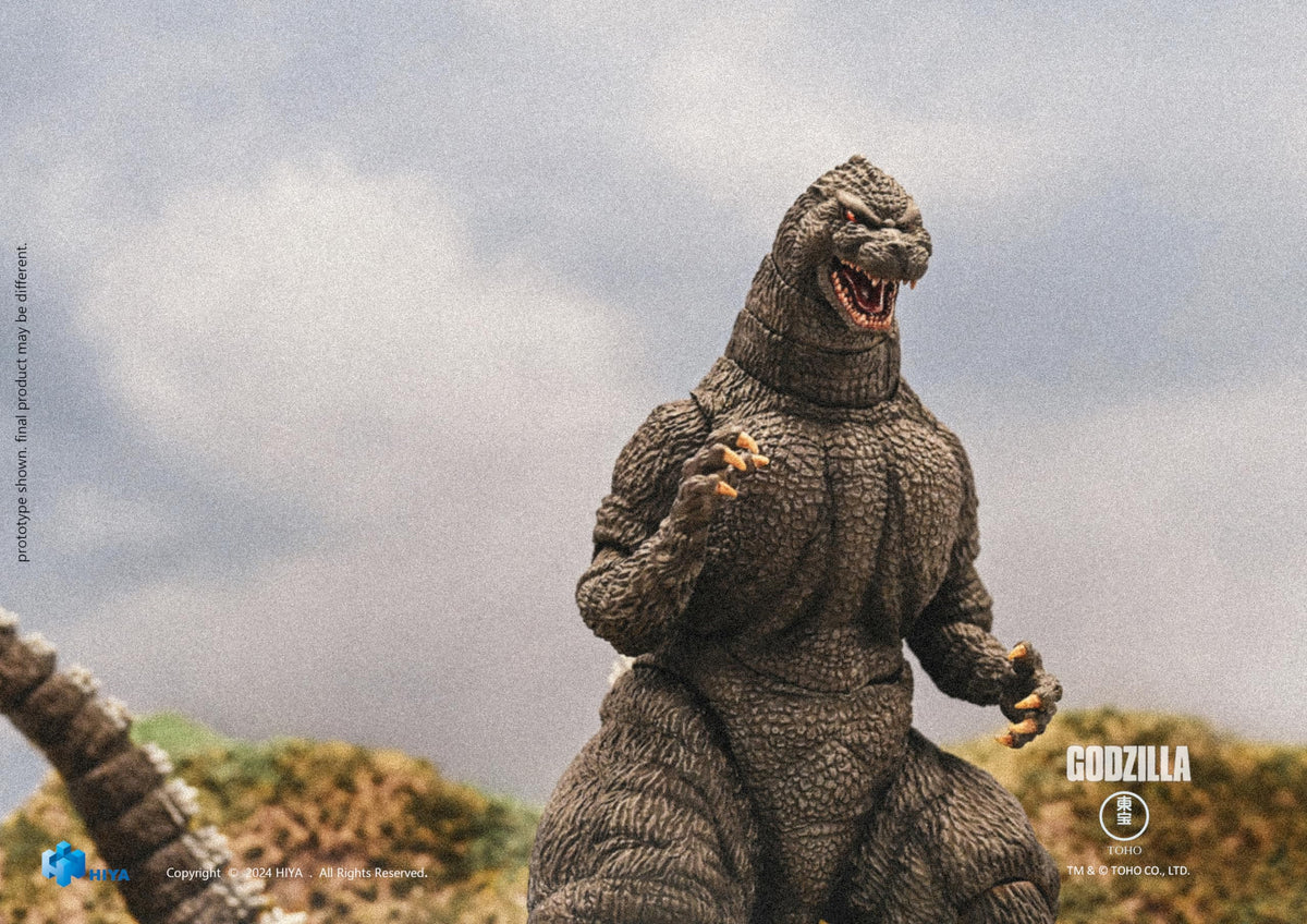 Hiya Toys Godzilla figure stands 7 inches tall for accurate display scale