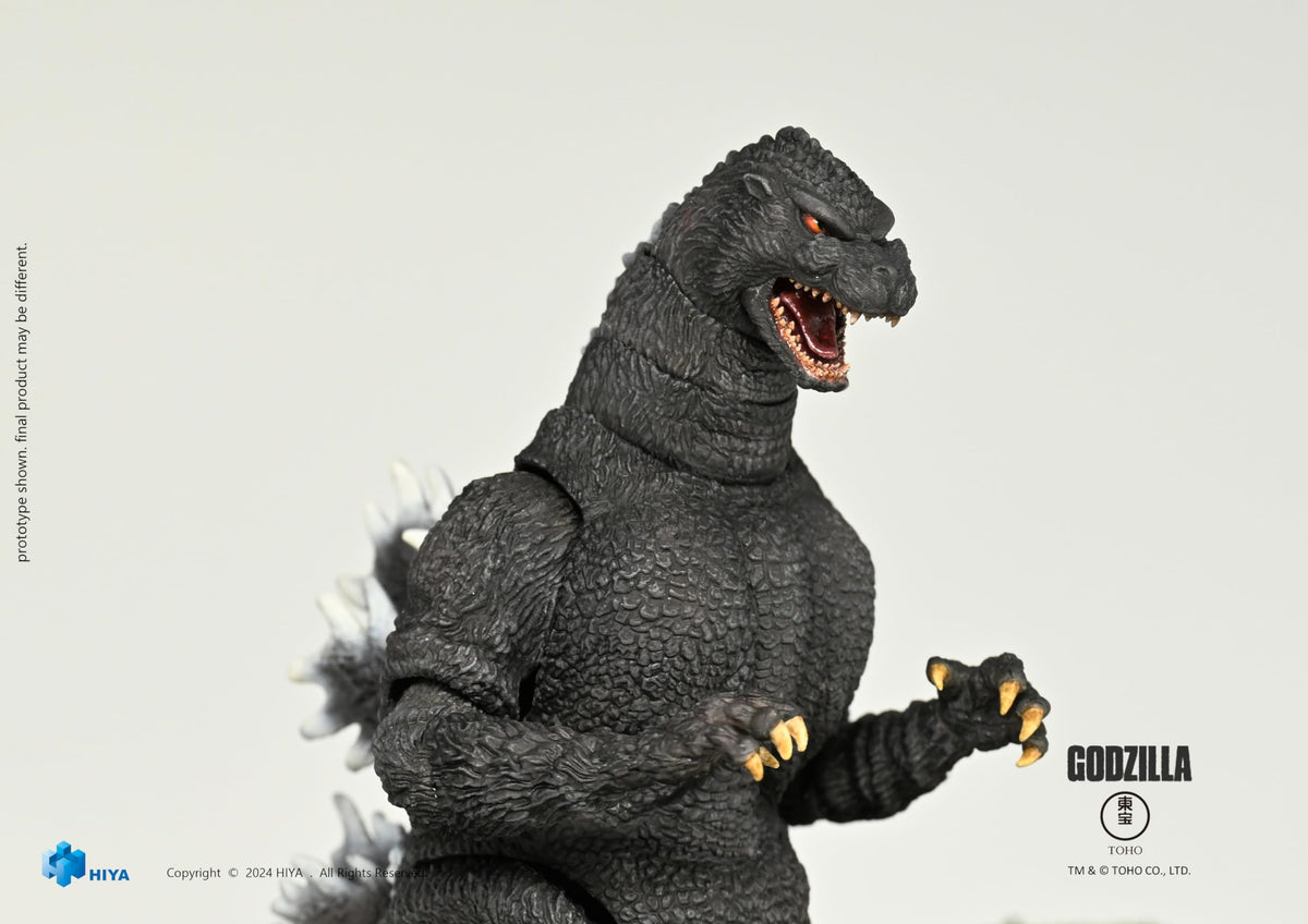 Hiya Toys Godzilla figure includes extra hands for expressive poses