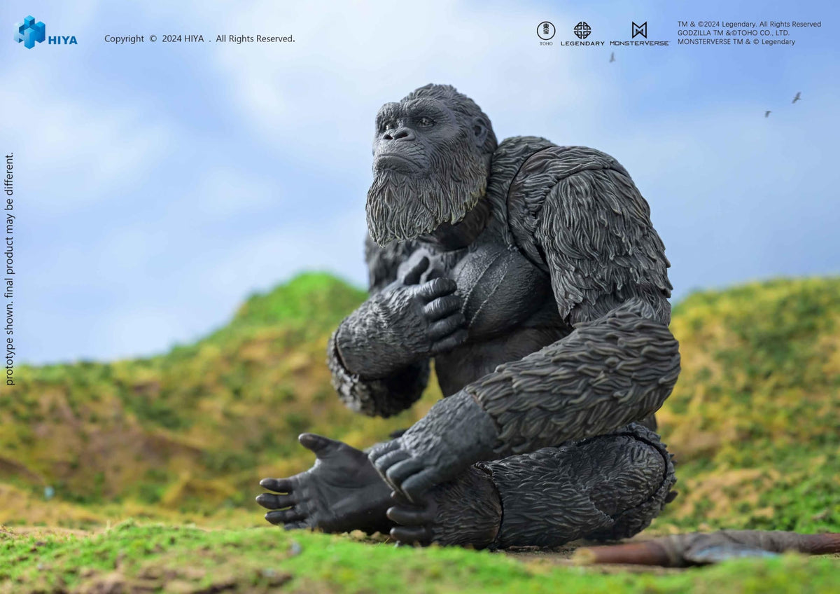 Hiya Toys Godzilla x Kong Kong Basic Exquisite figure includes translucent battle-ax for dramatic scenes