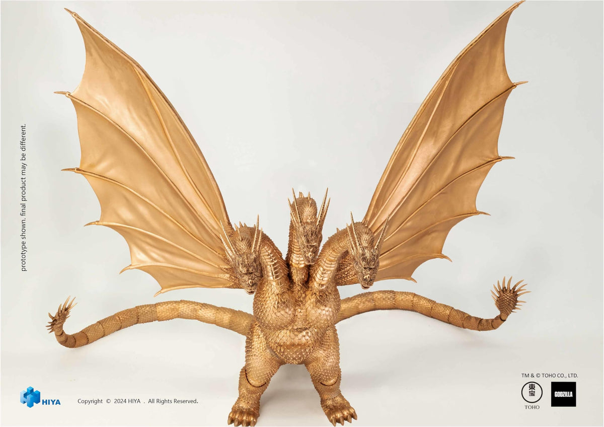 Hiya Toys King Ghidorah Exquisite Basic packaging designed for collectors
