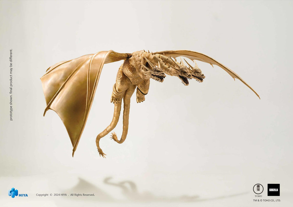 Hiya Toys King Ghidorah Exquisite Basic included stands for action scenes