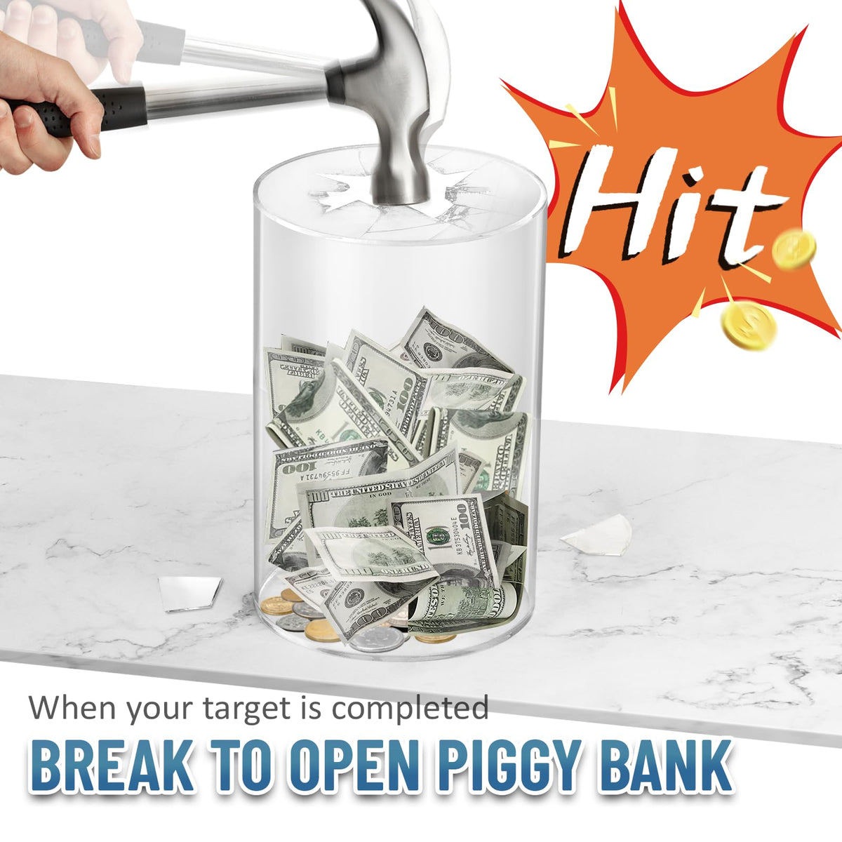 Hizgo DIY-decor ready piggy bank for personalization.